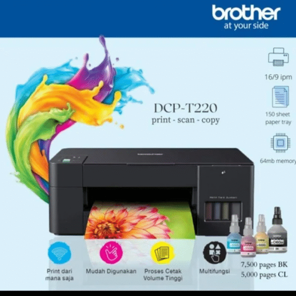 Printer Brother DCP-T220 (Print, Scan, Copy) – Kholek Computer